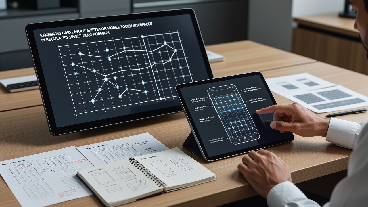Vergleich zweier Rasterlayouts vor und nach der Anpassung für Touch-Eingaben auf Mobilgeräten