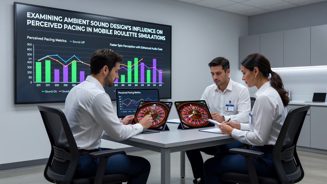Vergleich der Sound-Wiedergabe auf Smartphone und Tablet während einer Roulette-Simulation