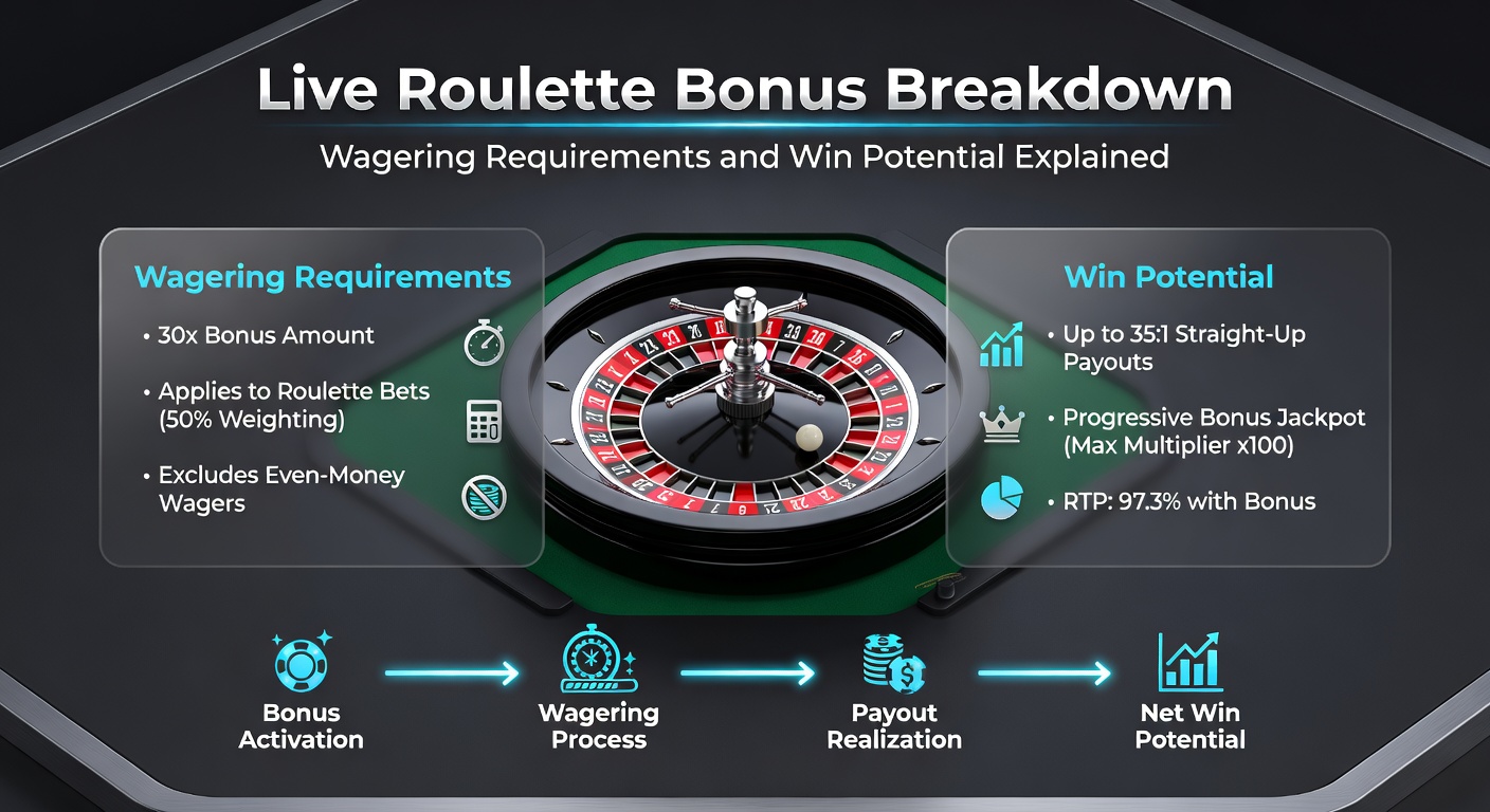 Live-Roulette-Tisch mit Bonus-Überlagerung und Dealer in Aktion